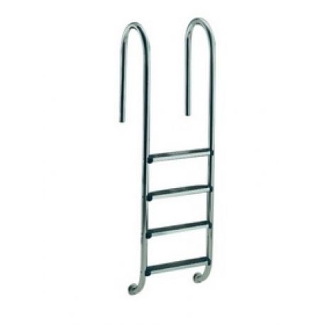 ESCALERA ''MURO'' 3 PELD.  AISI316 PELDAÑO ''LUXE''