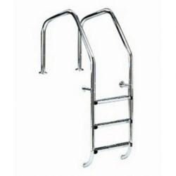 ESCALERA MODELO 1000 PARA REBOSADERO AISI316 3 LUXE+1 SEG.