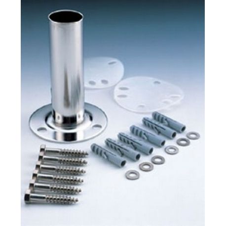 CONJ. 2 ANCLAJES DESMONTABLE CON PLETINA AISI316