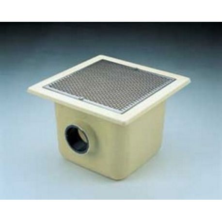 SUMIDERO NORM DE POLIESTER Y FIBRA CON. SALIDA D 140 MM INOX