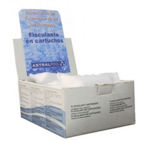 FLOCULANTE EN CARTUCHO 100 gr PARA ELECTROLISIS DE SAL 1 Kg