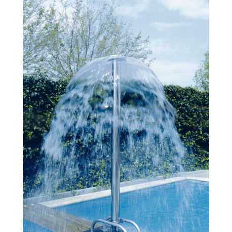 SETA INOX Ø 285, COLUMNA Ø 129 ALTO 2,3 m