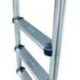 ESCALERA ''STANDARD'' 4 PELD.  AISI316 PELDAÑO ''LUXE''