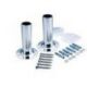 CONJ. 2 ANCLAJES DESMONTABLE CON PLETINA AISI316