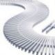 MÓDULO REJILLA TRANSV. PARA CURVAS  245 mm ALTO 22 mm