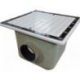 SUMIDERO PISC. PREF. POL. Y F.V. 355x355 mm SAL. 75 REJILLA INOX