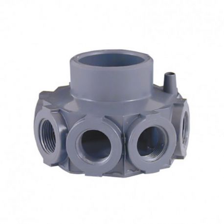 CABEZAL COLECTOR 8 BRAZOS PVC