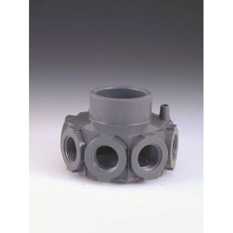 CABEZAL COLECTOR 12 BRAZOS PVC