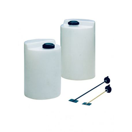DEPOSITOS DOSIFICADORES PE 125 l  (Ø 515 mm, alt. 735 mm)